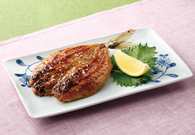 あじのみりん漬け焼き