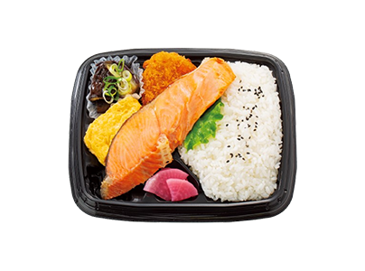 厚切り鮭弁当<br />
<br>