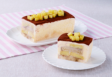 パインのティラミス風アイスケーキ